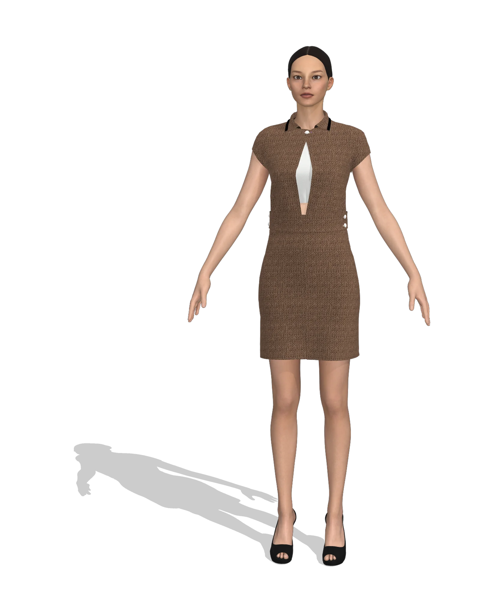 KDscion p136 quarter sheath dress